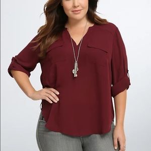 Plus size torrid Harper top